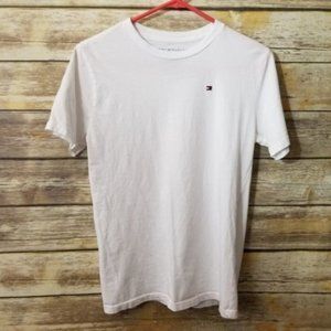 ⬇⬇ Tommy Hilfiger White Short Sleeve Tee Large